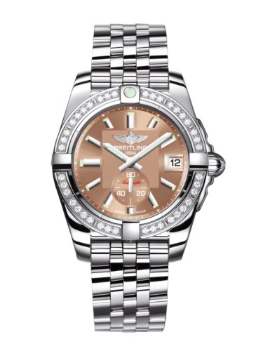 Breitling Galactic 36 Automatic Stainless Steel / Diamond / Copperhead Bronze / Bracelet A3733053/Q582/376A