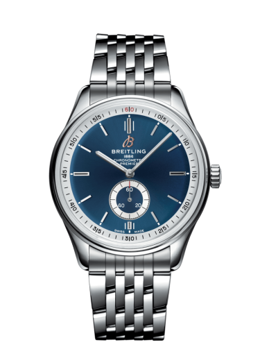 Breitling Premier Automatic 40 Stainless Steel / Blue / Bracelet A37340351C1A1