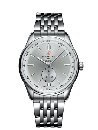 Breitling Premier Automatic 40 Stainless Steel / Silver / Bracelet A37340351G1A1