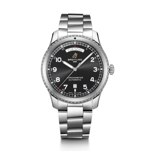 Breitling Navitimer 8 Automatic Day & Date 41 Stainless Steel / Black / Bracelet A45330101B1A1