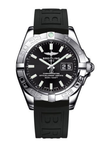 Breitling Galactic 41 Stainless Steel / Onyx Black / Rubber A49350L2.BE58.150S