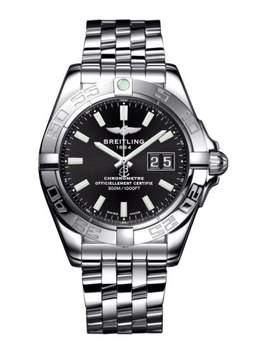 Breitling Galactic 41 Stainless Steel / Onyx Black / Bracelet A49350L2.BE58.366A