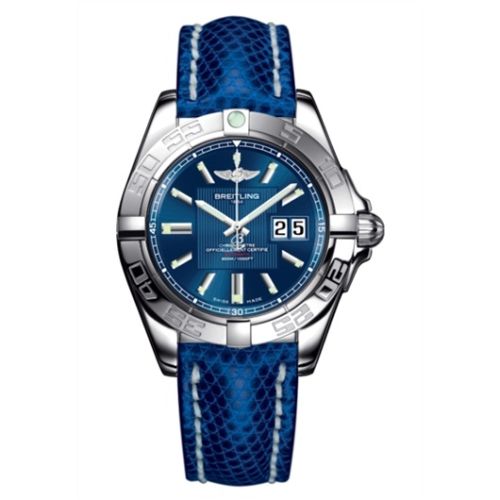 Breitling Galactic 41 Stainless Steel / Metallica Blue / Teju A49350L2.C806.143Z