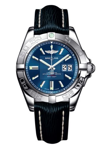 Breitling Galactic 41 Stainless Steel / Metallica Blue / Sahara A49350L2.C806.220X