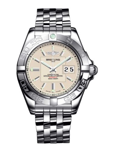 Breitling Galactic 41 Stainless Steel / Sierra Silver / Bracelet A49350L2.G699.366A