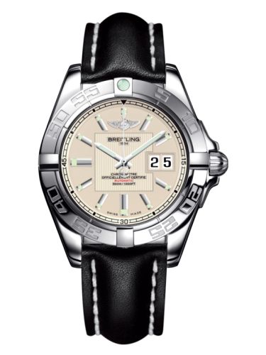 Breitling Galactic 41 Stainless Steel / Sierra Silver / Calf A49350L2.G699.428X