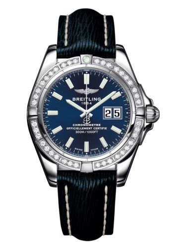 Breitling Galactic 41 Stainless Steel / Diamond / Horizon Blue / Sahara A49350LA.C929.220X
