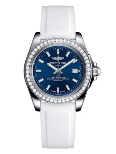Breitling Galactic 32 Sleek Edition Stainless Steel / Diamond / Horizon Blue / Rubber A7133053/C951/164S/A14S.1