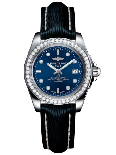 Breitling Galactic 32 Sleek Edition Stainless Steel / Diamond / Horizon Blue Diamond / Sahara A7133053/C966/210X/A14BA.1