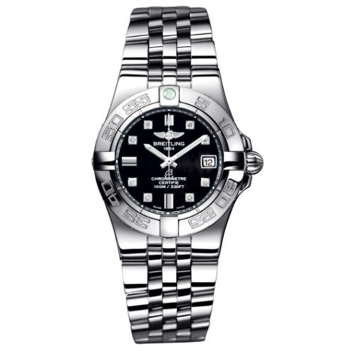 Breitling Galactic 30 Black / Diamond / Bracelet A71340L2.BA14.368A