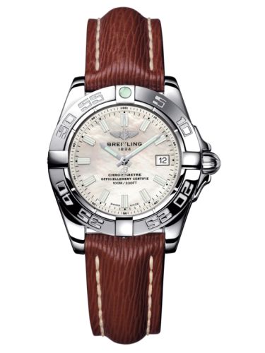 Breitling Galactic 32 Stainless Steel / Pearl / Sahara A71356L2.A787.211X