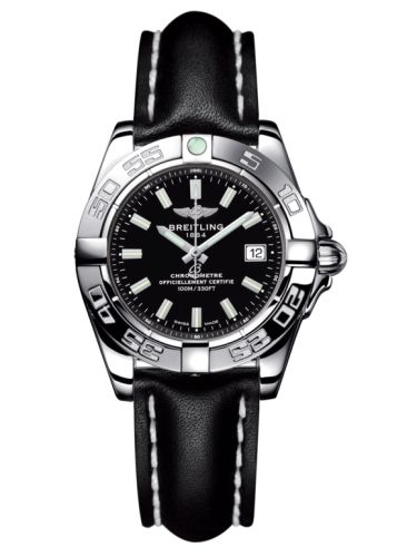 Breitling Galactic 32 Stainless Steel / Onyx Black / Calf A71356L2.BE76.408X