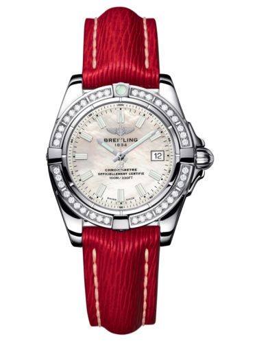Breitling Galactic 32 Stainless Steel / Diamond / Pearl / Sahara A71356LA.A787.209X