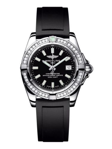 Breitling Galactic 32 Stainless Steel / Diamond / Onyx Black / Rubber A71356LA.BE76.133S