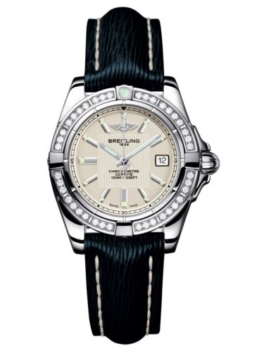 Breitling Galactic 32 Stainless Steel / Diamond / Sierra Silver / Sahara A71356LA.G702.210X