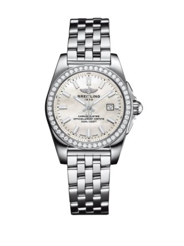 Breitling Galactic 29 Stainless Steel / Diamond / Pearl / Bracelet A7234853/A784/791A