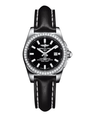 Breitling Galactic 29 Stainless Steel / Diamond / Trophy Black / Calf A7234853/BE49/477X/A12BA.1