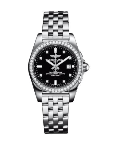 Breitling Galactic 29 Stainless Steel / Diamond / Trophy Black Diamond / Bracelet A7234853/BE5/791A