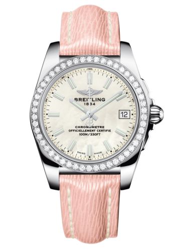 Breitling Galactic 36 Stainless Steel / Diamond / Pearl / Sahara A7433053.A779.239X