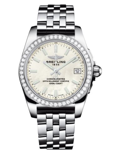 Breitling Galactic 36 Stainless Steel / Diamond / Pearl / Bracelet A7433053.A779.376A
