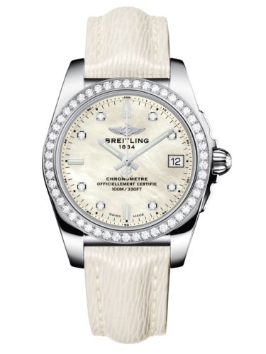 Breitling Galactic 36 Stainless Steel / Diamond / Pearl Diamond/ Sahara A7433053.A780.236X