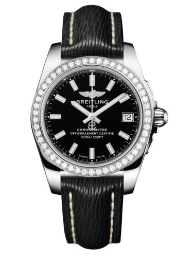 Breitling Galactic 36 Stainless Steel / Diamond / Trophy Black / Sahara A7433053.BE08.213X