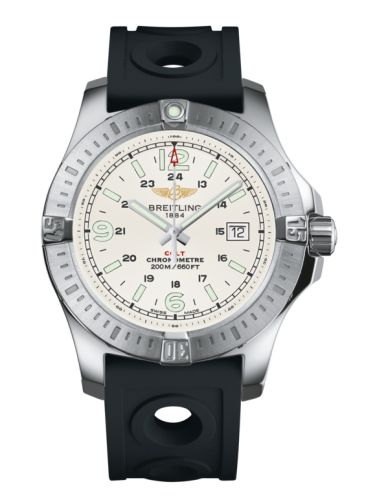 Breitling Colt Quartz Stratus Silver / Rubber A7438811/G792/227S/A20S.1