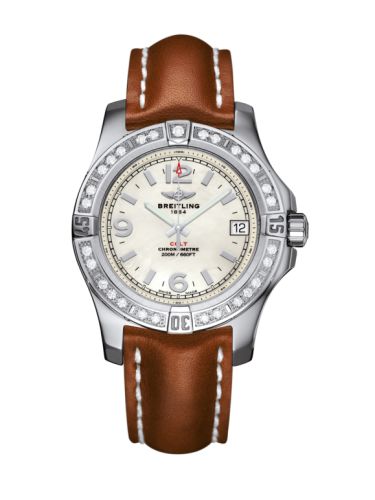 Breitling Colt 36 Diamond / Pearl / Calf A7438953.A772.412X