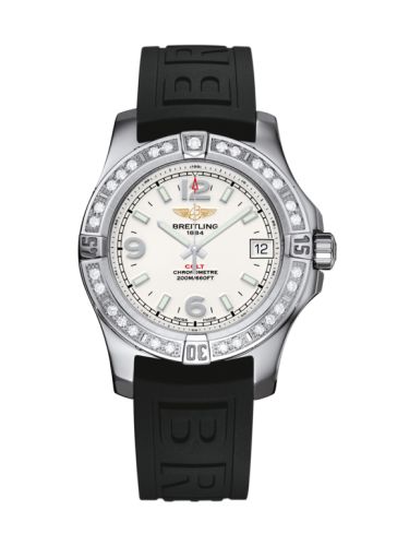 Breitling Colt 36 Diamond / Stratus Silver / Rubber A7438953.G803.237S