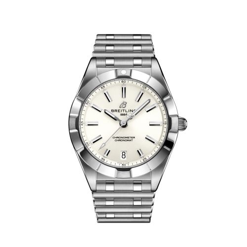 Breitling Chronomat 32 Stainless Steel / White / Rouleaux A77310101A2A1