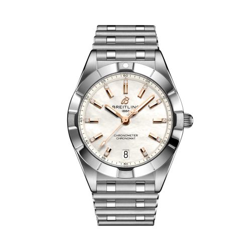 Breitling Chronomat 32 Stainless Steel / MOP / Rouleaux A77310101A4A1