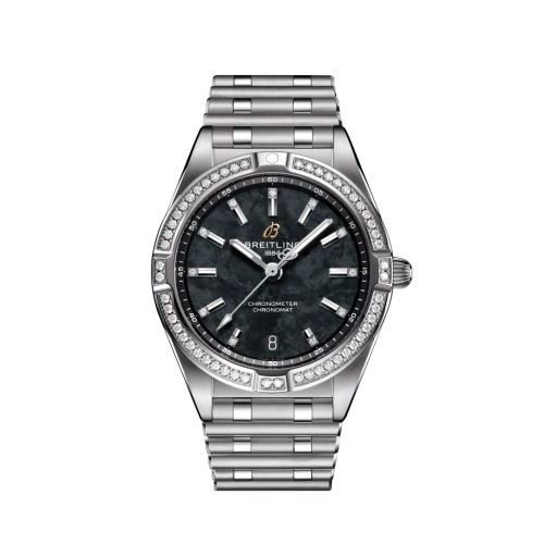 Breitling Chronomat 32 Stainless Steel - Diamond / Black MOP / Japan A773104A1B1A1