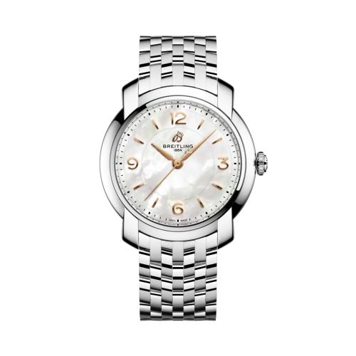 Breitling Lady Premier 32 SuperQuartz Stainless Steel / MOP / Bracelet A77330121A2A1