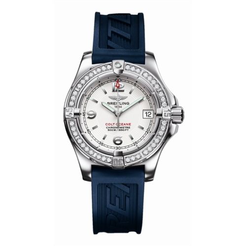 Breitling Colt Oceane Diamond / Silver / Rubber A7738011.G600.125S