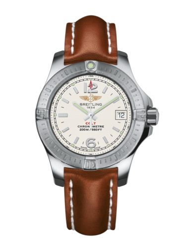 Breitling Colt Lady Stratus Silver / Calf / Pin A7738811/G793/406X/A14BA.1