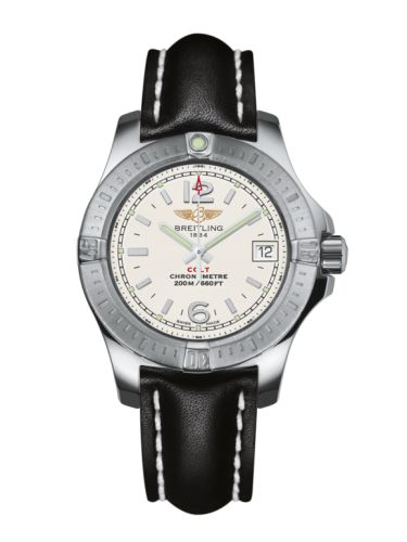 Breitling Colt Lady Stratus Silver / Calf / Pin A7738811/G793/408X/A14BA.1