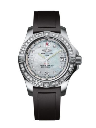 Breitling Colt Lady Diamond / Pearl Diamond / Rubber / Pin A7738853/A769/133S/A14S.1