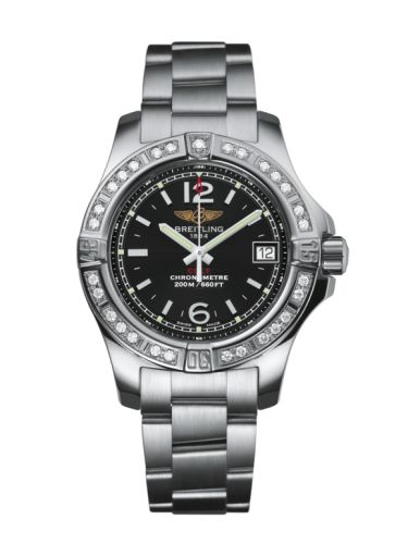 Breitling Colt Lady Diamond / Volcano Black / Bracelet A7738853/BD46/175A