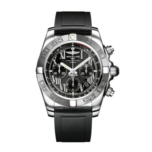 Breitling Chronomat 44 Stainless Steel / Black - Roman / Rubber AB011011/B956/131S