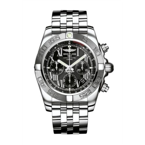Breitling Chronomat 44 Stainless Steel / Black - Roman / Bracelet AB011011/B956/375A