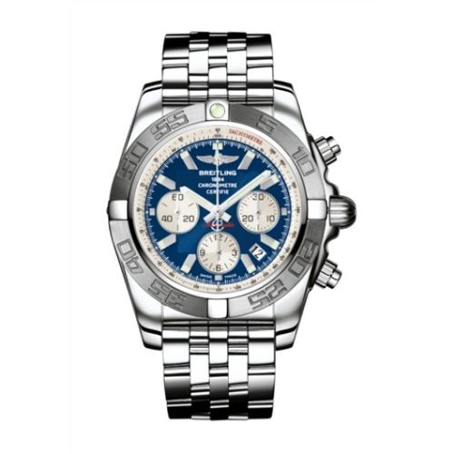 Breitling Chronomat 44 Stainless Steel / Blue / Bracelet AB011011/C788/375A