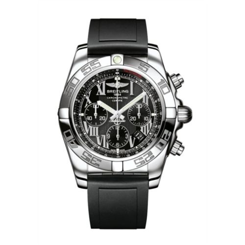 Breitling Chronomat 44 Stainless Steel / Onyx Black Roman / Rubber AB011012.B956.131S
