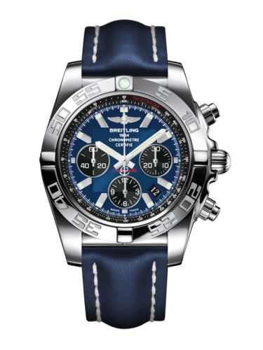Breitling Chronomat 44 Stainless Steel / Blackeye Blue / Calf AB011012.C789.105X