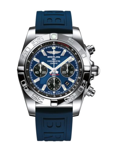 Breitling Chronomat 44 Stainless Steel / Blackeye Blue / Rubber AB011012.C789.158S