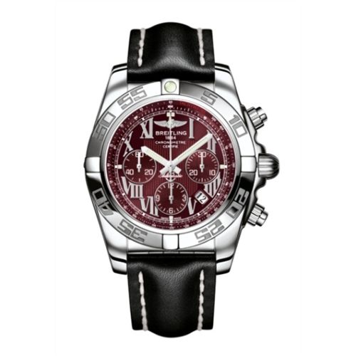 Breitling Chronomat 44 Stainless Steel / Mirage Red / Calf AB011012.K522.435X