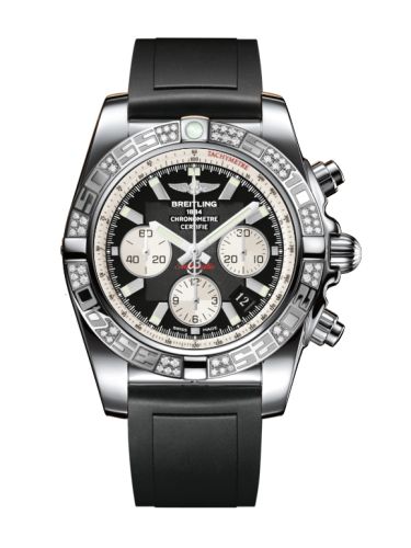 Breitling Chronomat 44 Stainless Steel / Diamond / Onyx Black / Rubber AB0110AA.B967.131S