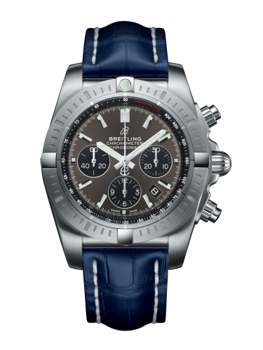 Breitling Chronomat B01 Chronograph 44 Stainless Steel / Blackeye Grey / Croco / Pin AB011510.F581.731P.A20BA.1