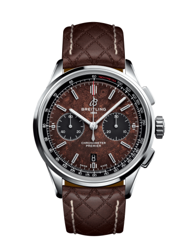 Breitling Premier B01 Chronograph 42 Bentley Centenary Stainless Steel / Wood / Calf / Folding AB01181A1Q1X1