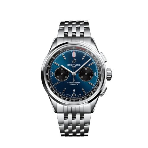 Breitling Premier B01 Chronograph 42 Stainless Steel / Blue / Bracelet AB0118221C1A1