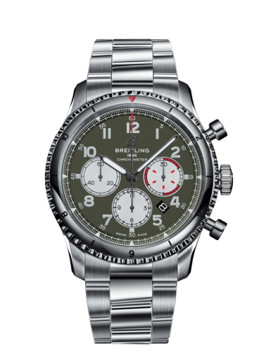 Breitling Aviator 8 B01 Chronograph 43 Stainless Steel / Curtiss Warhawk / Bracelet AB01192A1L1A1